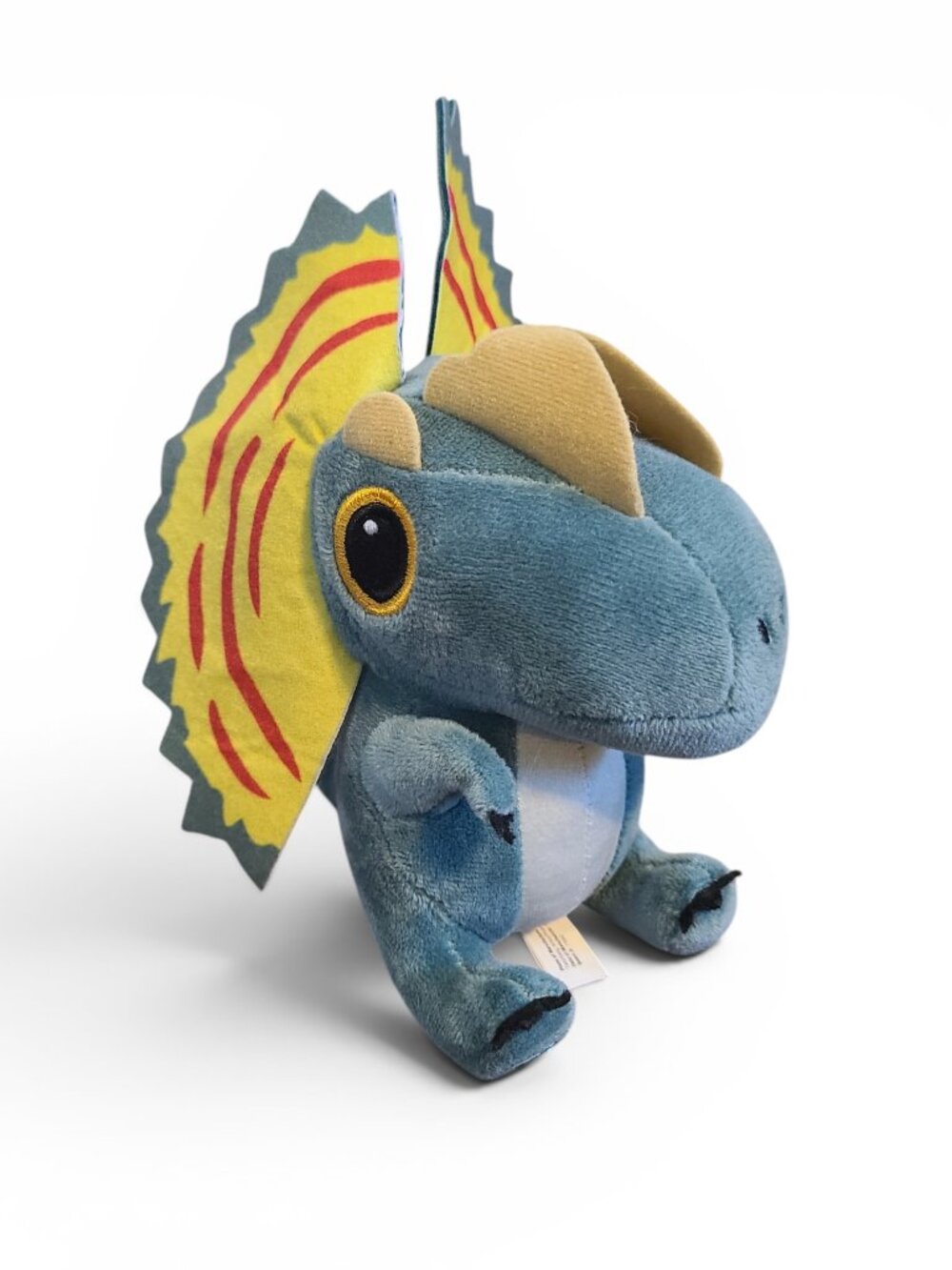 JURASSIC PARK 2022 Green DILOPHODAURUS Dinosaur Plush Stuffed TOY FACTORY 8"